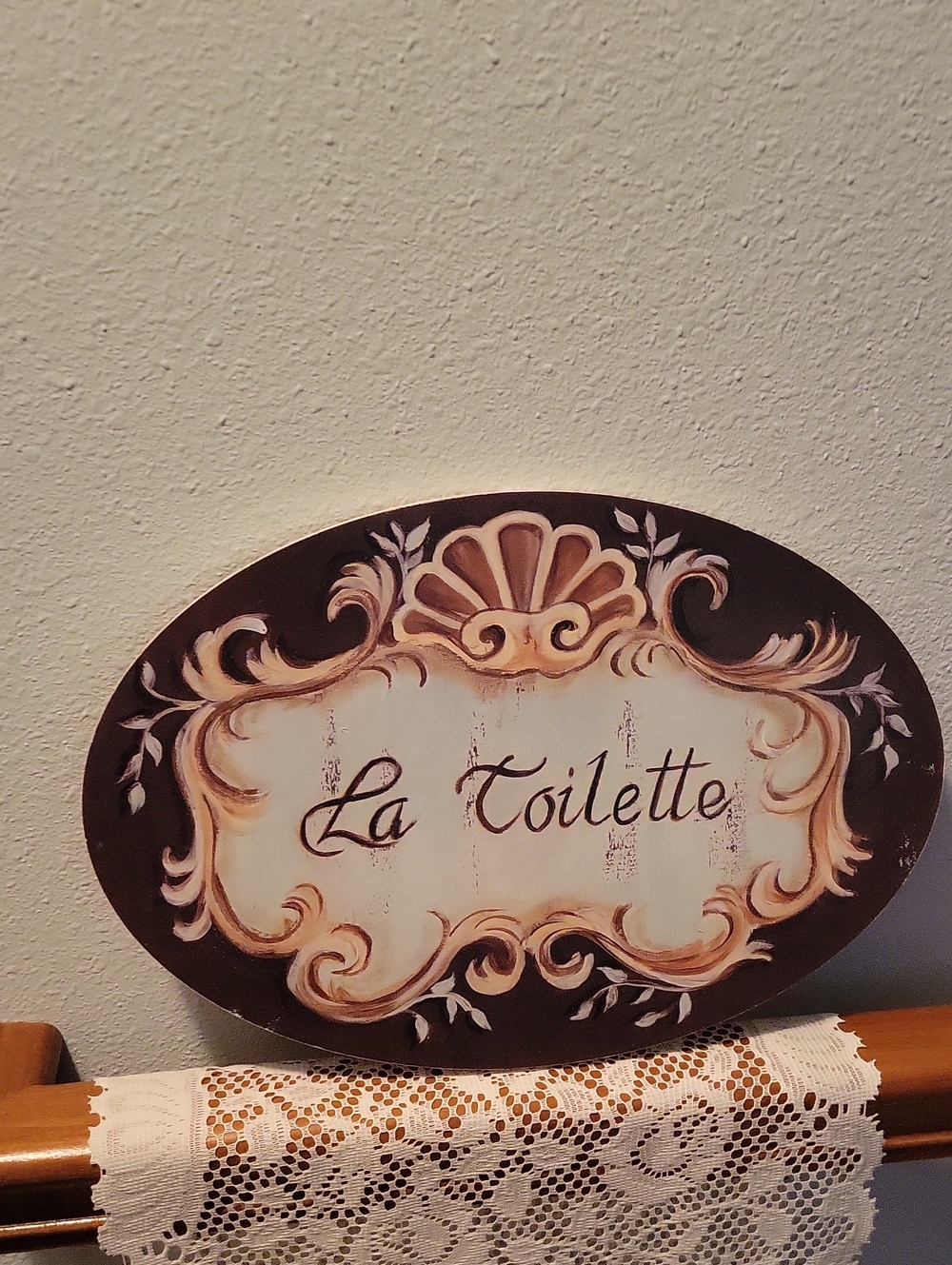 🌿La Toilette sign🌿